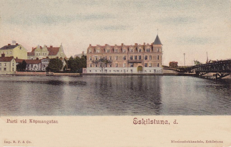 Eskilstuna, Parti vid Köpmangatan 1905