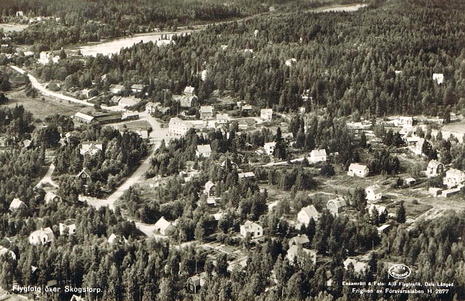 Eskilstuna, Flygfoto över Skogstorp