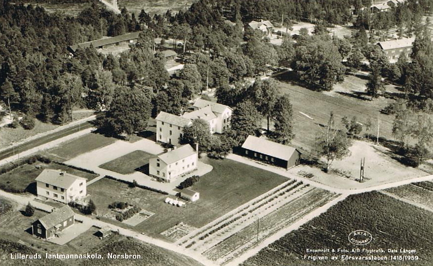 Lilleruds Lantmannaskola, Norsbron 1959