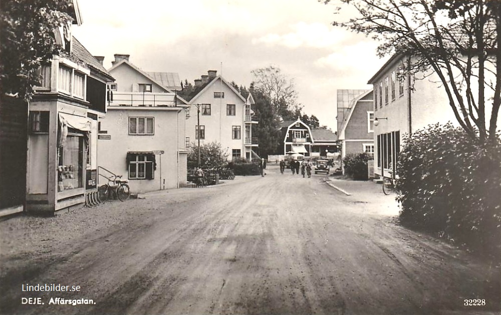 Deje. Affärsgatan 1941