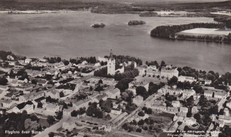 Nora flygfoto 1949