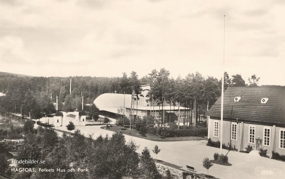 Hagfors. Folkets Hus och Park