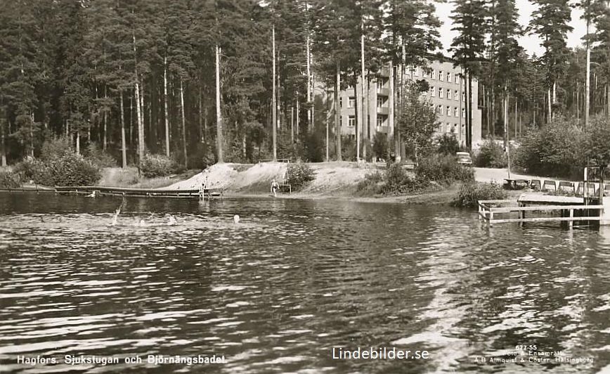Hagfors, Sjukstugan och Björnängsbadet