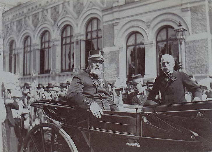 Lindesberg Besök av Kung Oscar II 1902