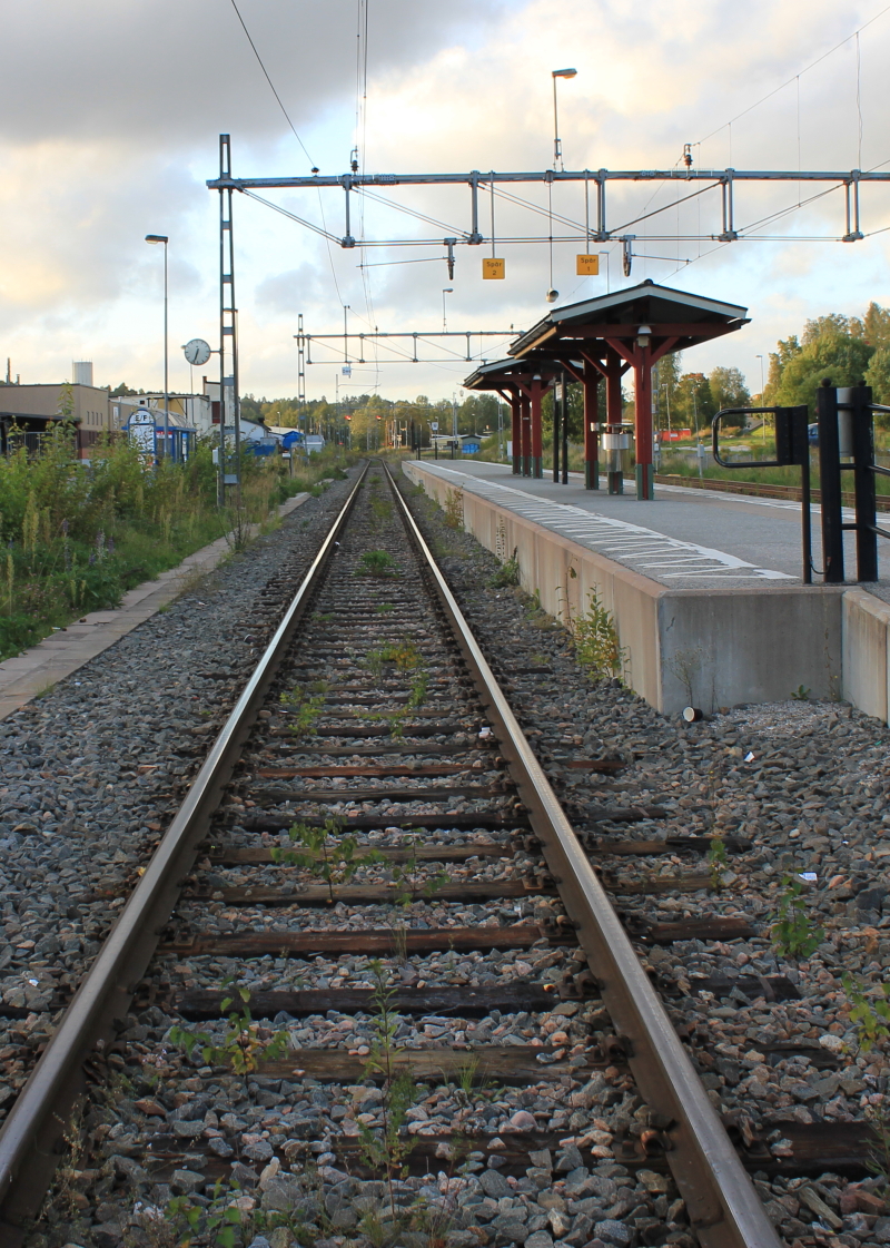 Lindesberg, Järnvägsspåret Norrut