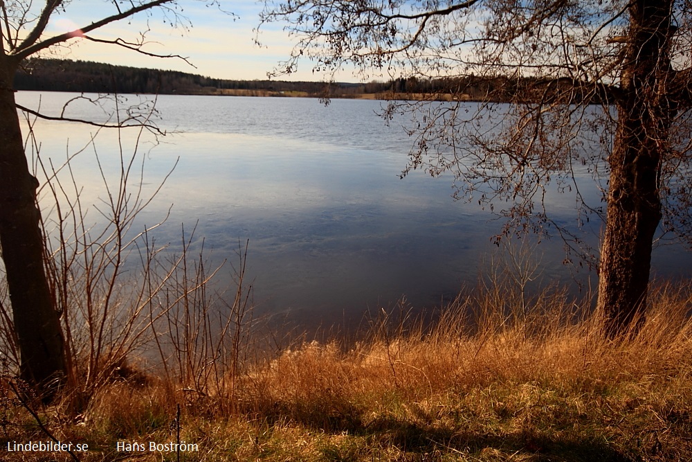 Stranden mot Lindesjön