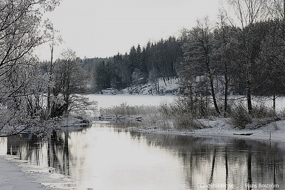 Utloppet i Lindesjön