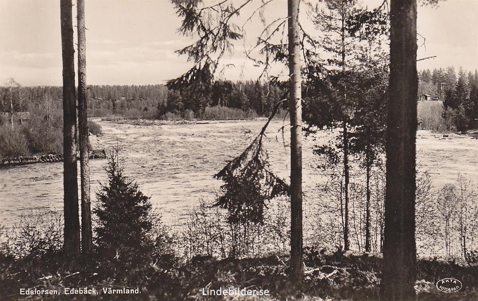 Hagfors, Edsforsen, Edebäck, Värmland