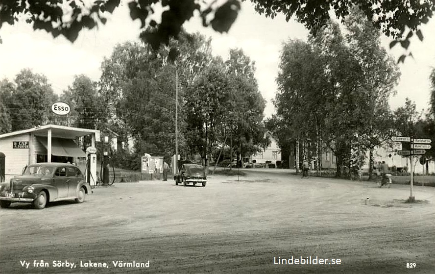 Hagfors, Vy från Sörby, Lakene, Värmland