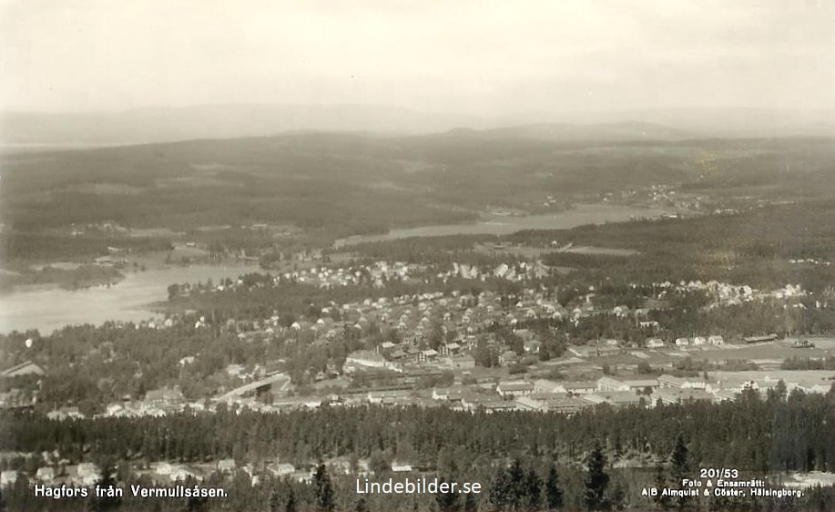 Hagfors från Vermullsåsen