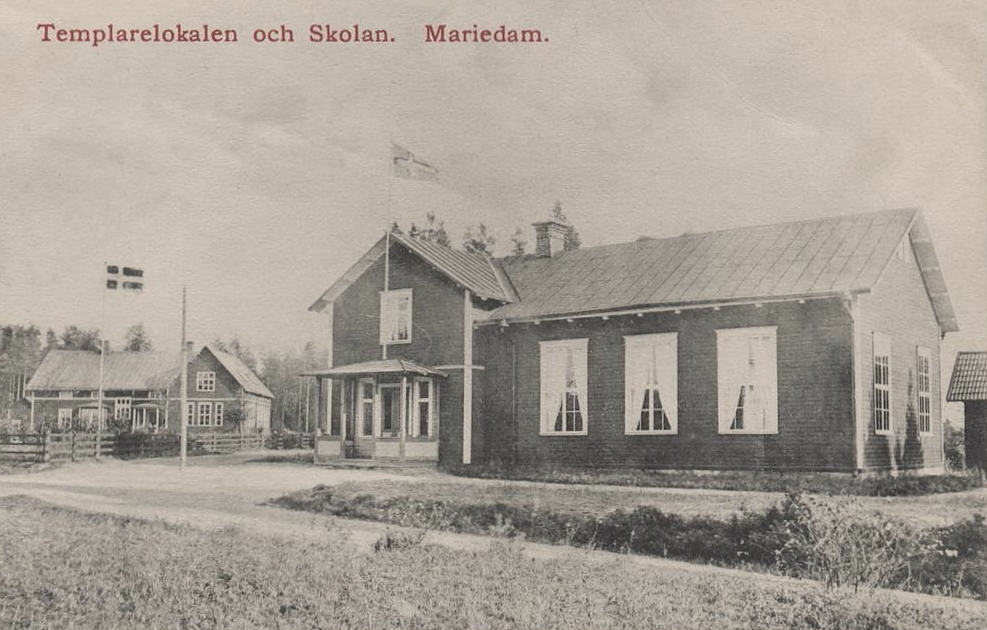 Askersund, Templarelokalen och Skolan, Mariedam