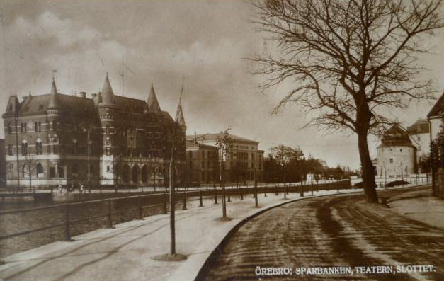 Örebro, Sparbanken, Teatern och Slottet