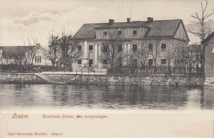 Örebro Karolinska Skolan, före restaurering 1904