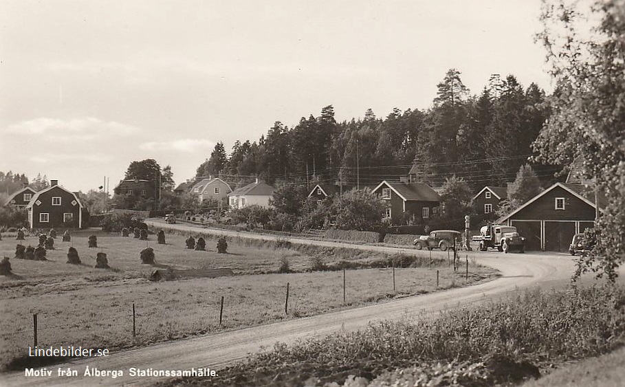 Motiv från Ålberga Stationssamhälle