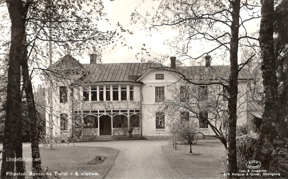 Filipstad, Agnesviks Turist & Vilohem 1939