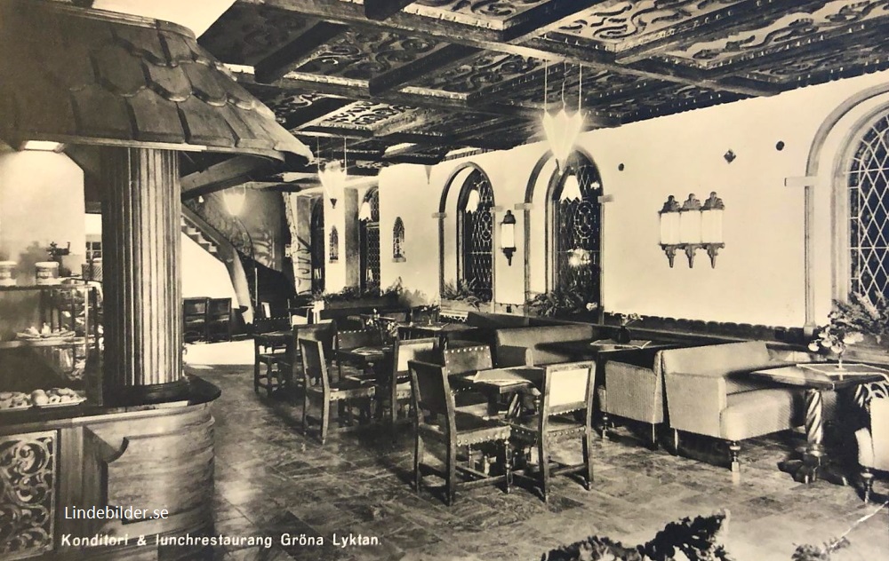 Konditori & Lunchrestaurang, Gröna Lyktan, 1950