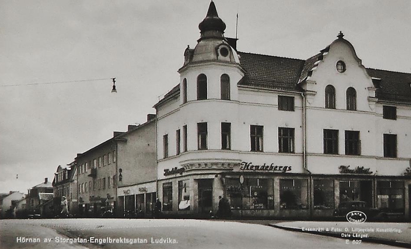 Ludvika, Hörnan av Storgatan - Egelbrektsgatan