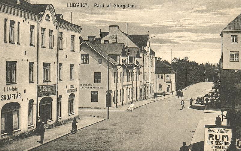 Ludvika, Parti af Storgatan