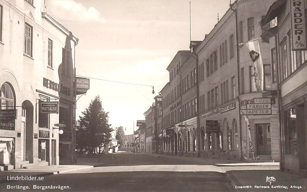 Borlänge, Borganäsvägen 1957