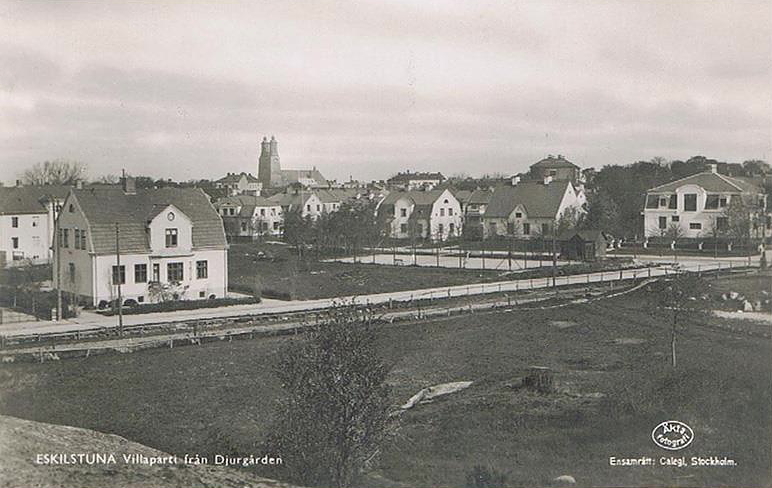 Eskilstuna, Villaparti från Djurgården