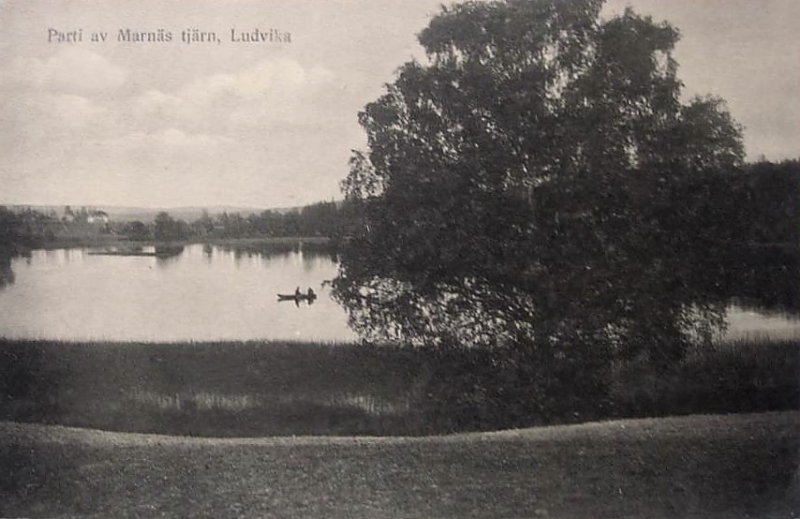 Parti av Marnäs Tjärn, Ludvika