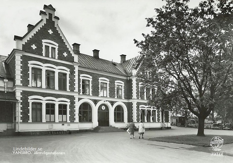 Vansbro, Järnvägsstationen