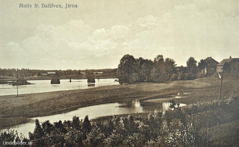 Vansbro, Motiv fr Dalälven, Järna 1905