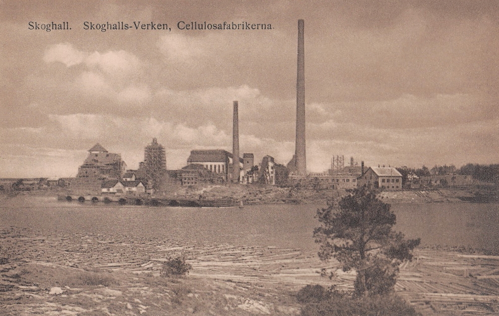 Skoghall, Skoghalls-verken, Cellulosafabrikerna