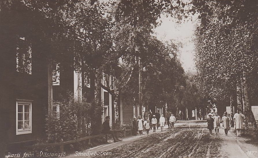 Parti från Västansjö, Smedjebacken