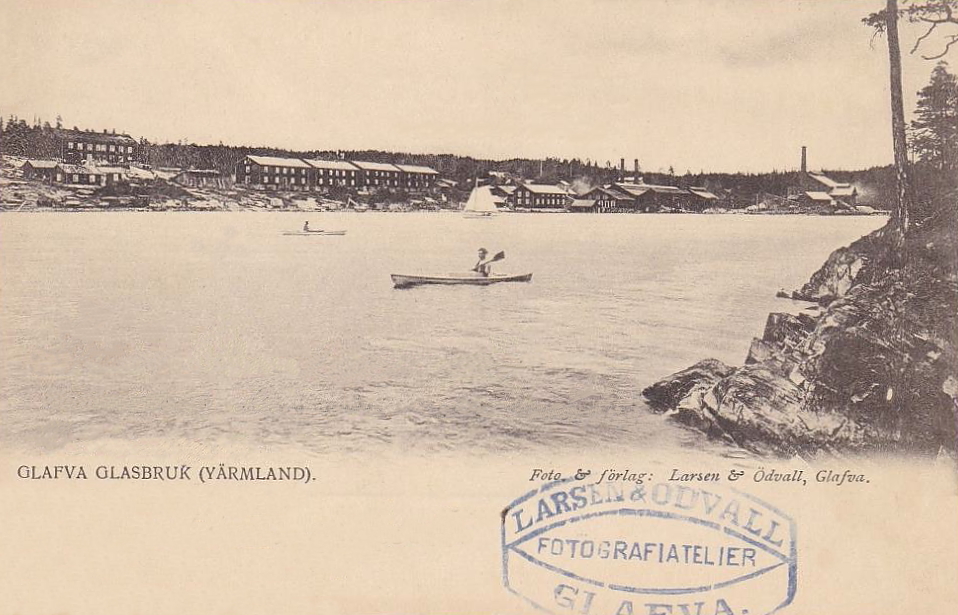 Glafva Glasbruk, Värmland 1904