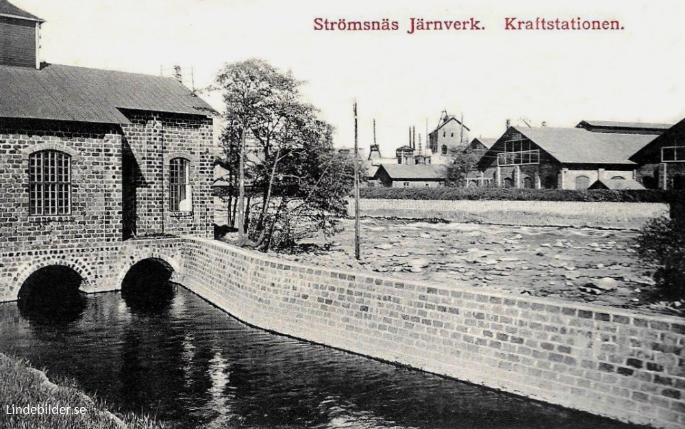 Strömsnäs Järnverk, Kraftstationen