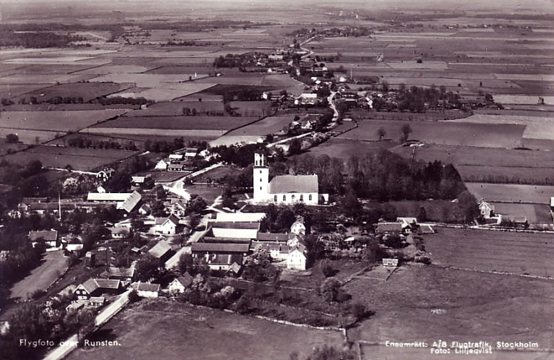 Öland, Flygfoto över Runsten 1939