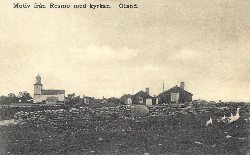 Öland, Motiv från Resmo med Kyrkan