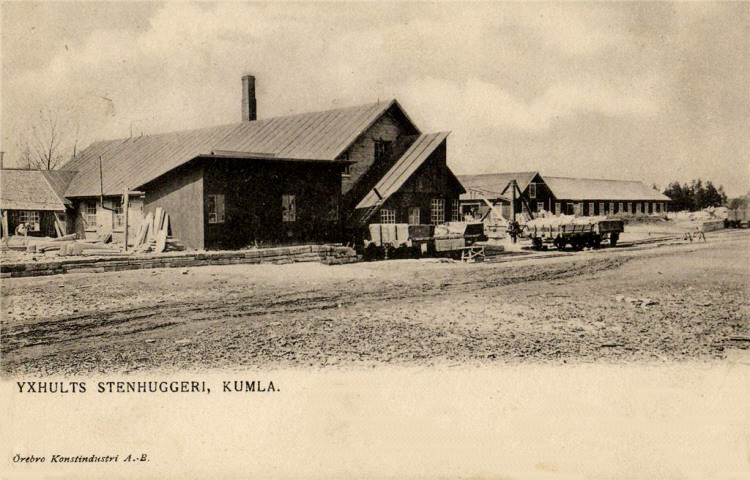 Yxhults Stenhuggeri . Kumla 1904