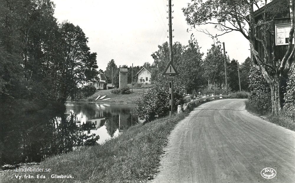 Vy från Eda Glasbruk 1941