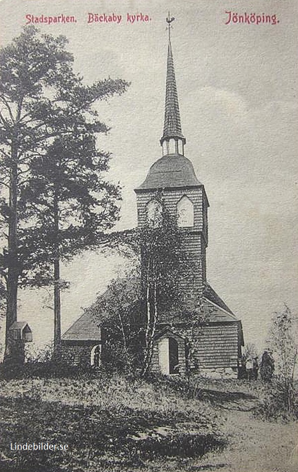 Stadsparken. Bäckaby Kyrka. Jönköping