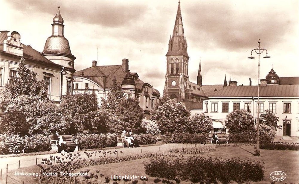 Jönköping, Västra Torgparken 1945