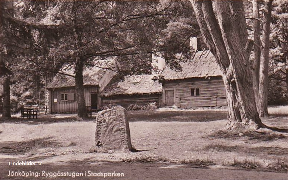 Jönköping. Ryggåsstugan i Stadsparken