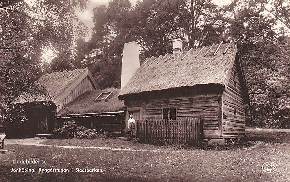 Jönköping. Ryggåsstugan i Stadsparken