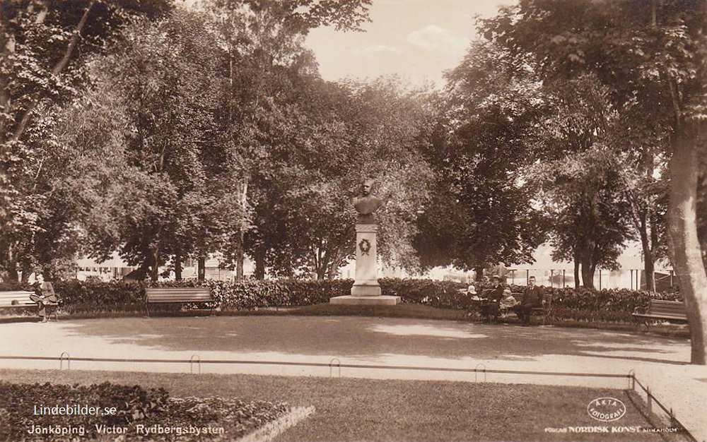 Jönköping. Victor Rydbergsbysten