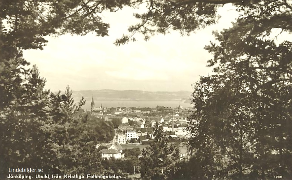 Jönköping, Utsikt från Kristliga Folkhögskolan