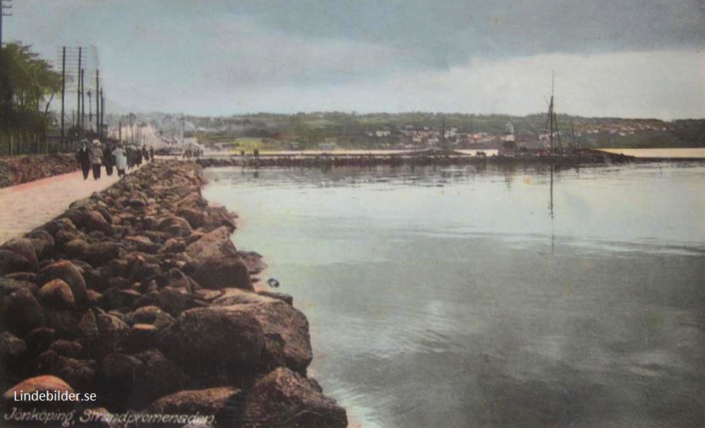 Jönköping. Strandpromenaden