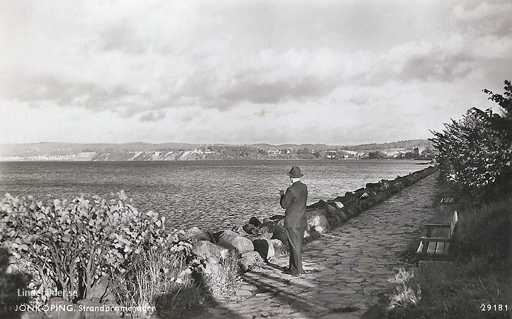Jönköping. Strandpromenaden