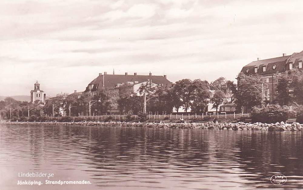 Jönköping. Strandpromenaden