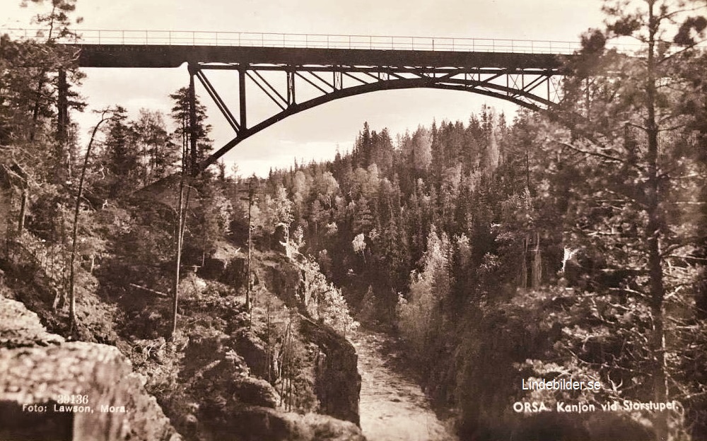 Orsa Kanjon vid Storstupet