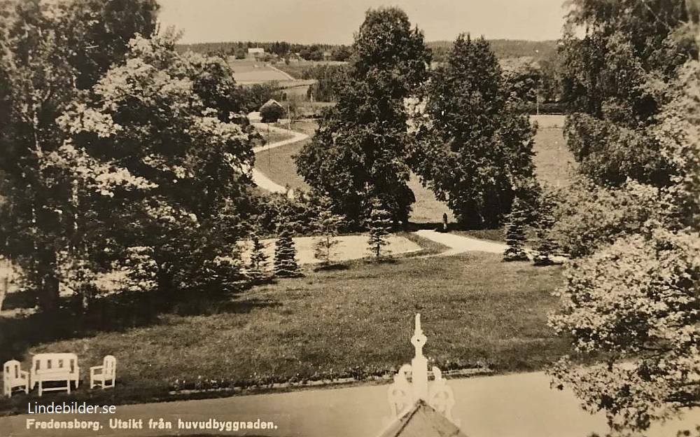 Fredensborg, Utsikt från huvudbyggnaden