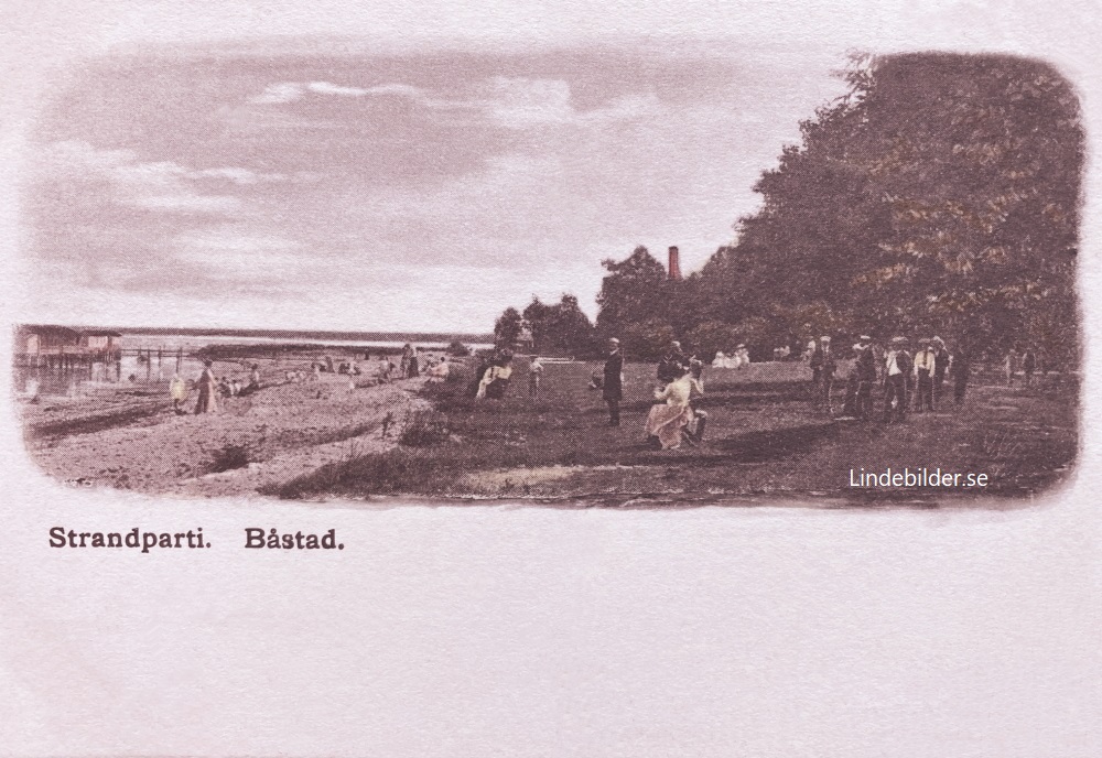 Strandparti. Båstad