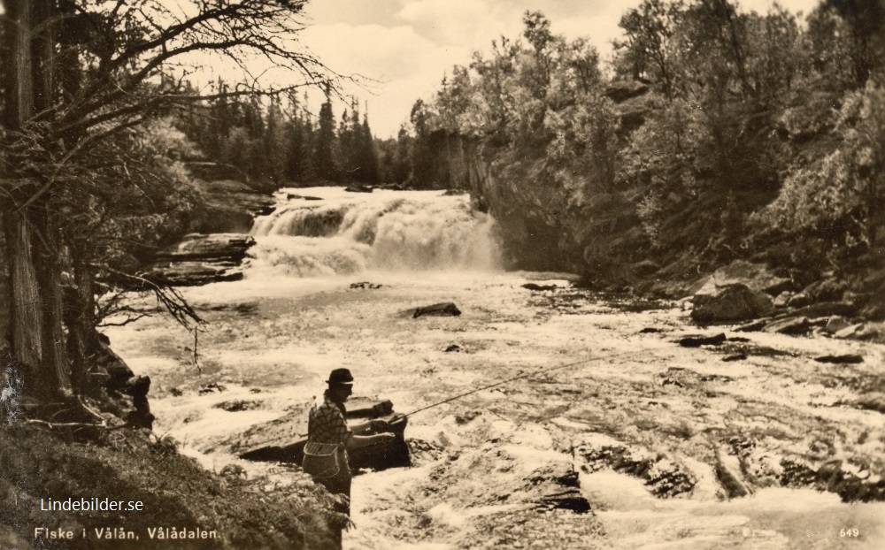 Fiske i Vålån, Vålådalen