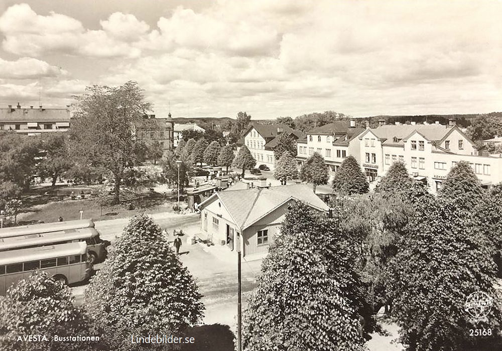 Avesta. Busstationen