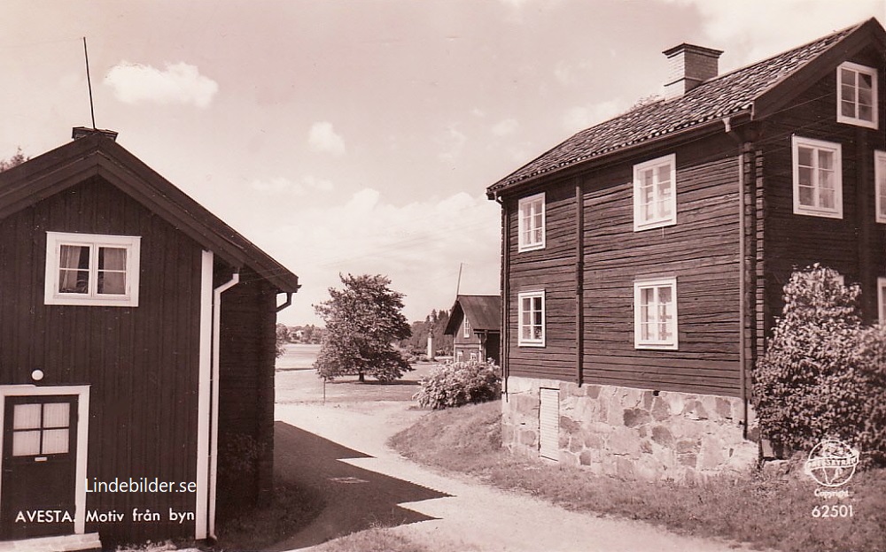 Avesta, Motiv från Byn 1955